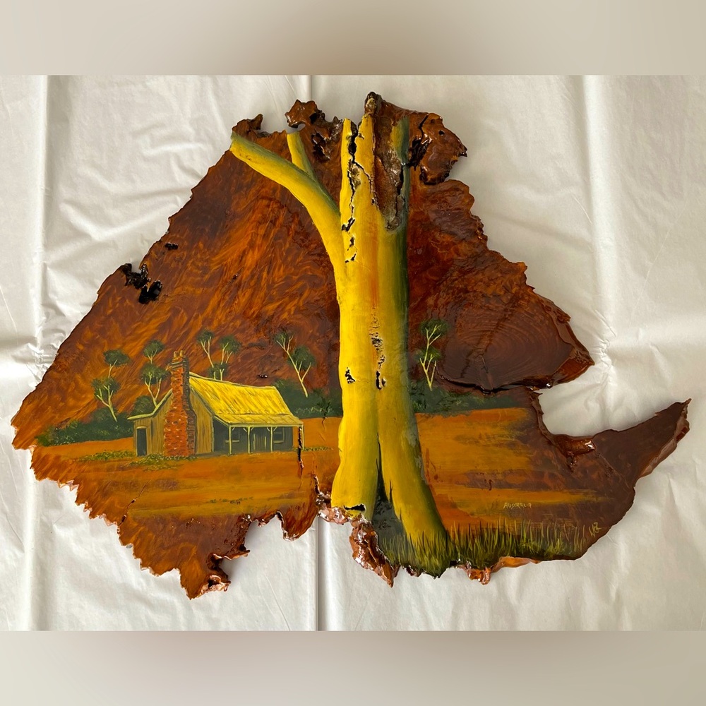 Vintage John Ilmenstein Handcrafted Wall Art of Australia